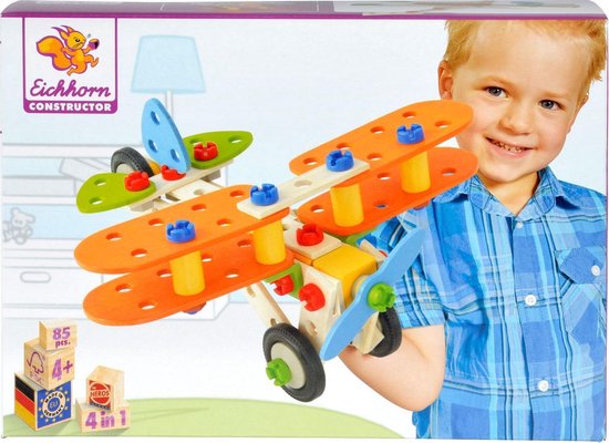 Heros Constructor Vliegtuig Dubbeldekker van Heros