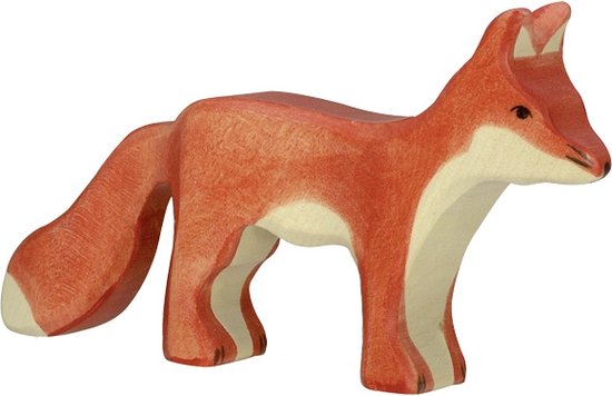 Holztiger - Houten Dieren - Vos staand 14 cm van Holztiger