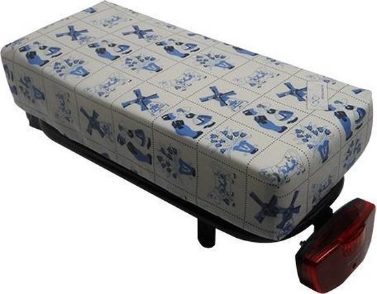 HOOODIE Big Cushie Kinderzitje Fietskussentje Groot Bagagedrager 2021 model van HOOODIE