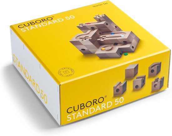 Houten Knikkerbaan Starterset met 50 Onderdelen voor Uren Speelplezier van Jouéco