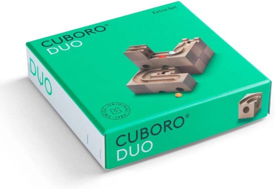 Houten Knikkerbaan Uitbreidingsset voor Dubbele Parallelle Banen van Merkloos