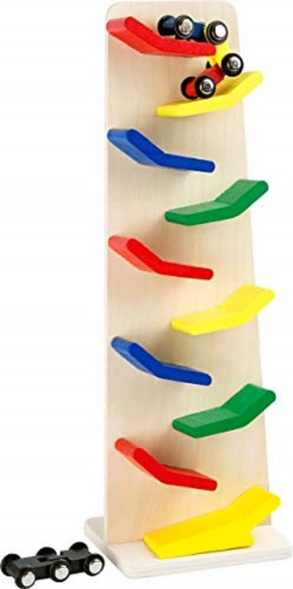 Houten Racebaan met Treintjes voor Urenlang Speelplezier van Merkloos