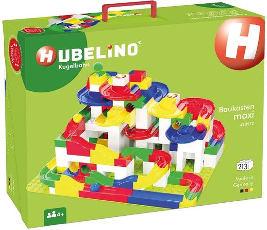 Hubelino Knikkerbaan Maxi Bouwset, 213dlg. van Hubelino