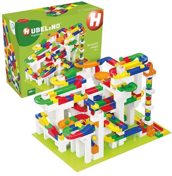 Hubelino Knikkerbaan Mega Bouwset, 585dlg. van Hubelino