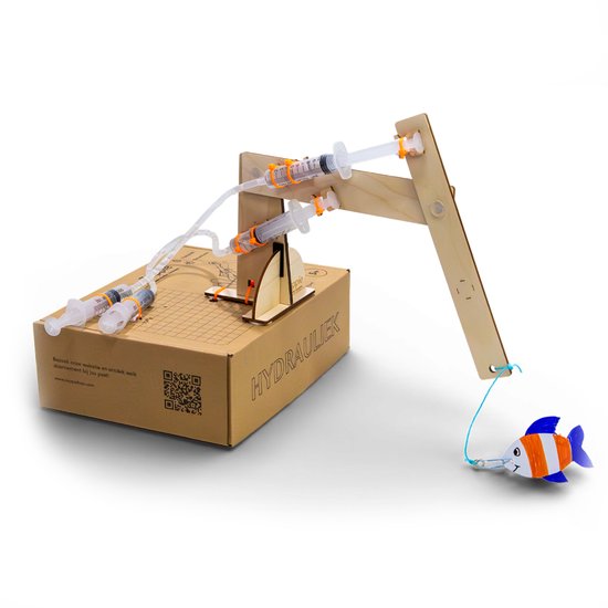 Hydraulische arm Zappiebox - Educatief Wetenschap & Techniek speelgoed voor 5-9 jaar - Spelend leren van Zappiebox
