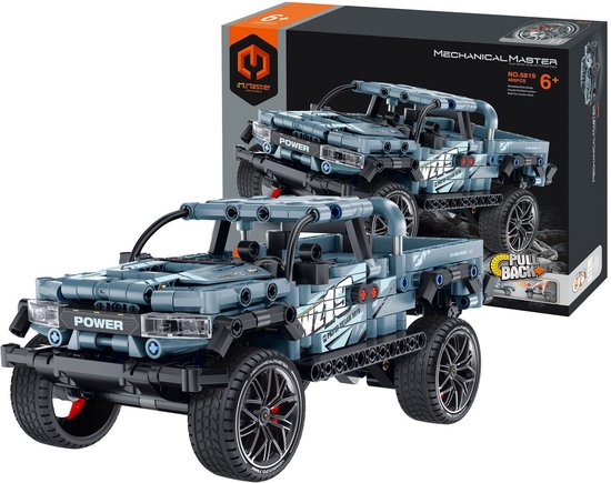 iM.Master – Pull Back Pickup Truck - Constructieset van Merkloos