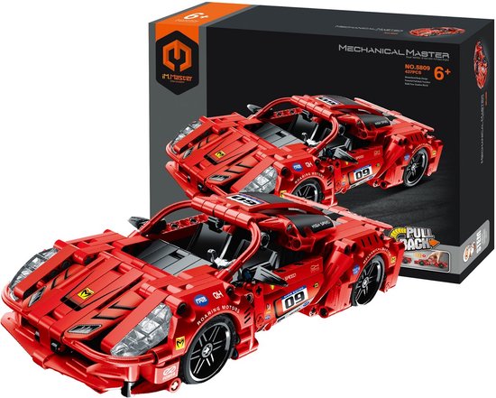iM.Master – Pull Back Supercar - Constructieset van Merkloos