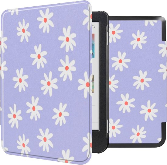 iMoshion Ereader Cover / Hoesje Geschikt voor Kobo Clara Colour / Kobo Clara BW - iMoshion Design Sleepcover Bookcase zonder stand - / Flowers Distance van iMoshion