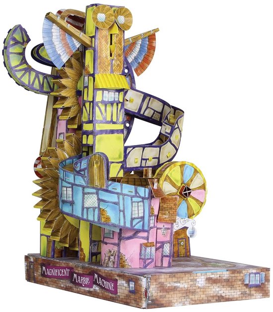 Indrukwekkende Spiraalvormige Knikkerbaan van Marmer van Merkloos