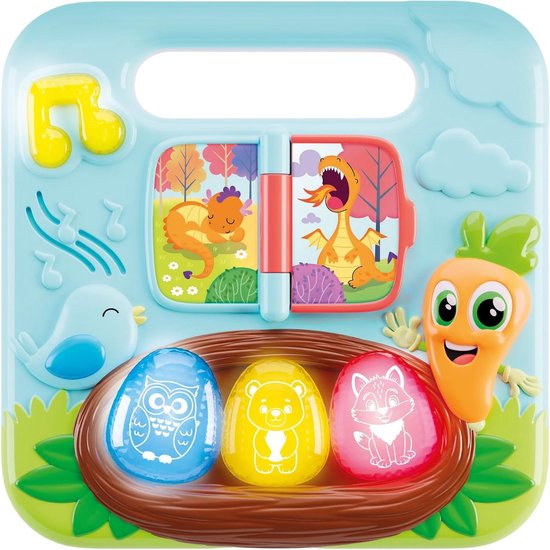 Interactieve Leer Speeltafel - Baby Tafel - Baby Educatie - Spelendewijs Leren - 22.8 x 3.3 x 26.8 cm - Multicolor van Merkloos