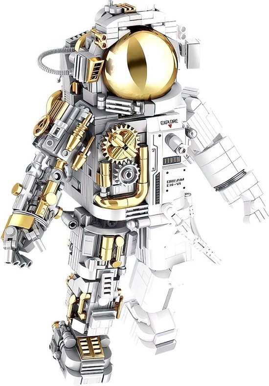 Jaki - Astronaut Ruimtevaarder | Artemis Space Wars Expert | Classic Creator STEM ideas speelgoed | Compatible met lego mould king mega bloks | Technic nasa ruimte robot bouwpakket | 1078 bouwstenen van Merkloos