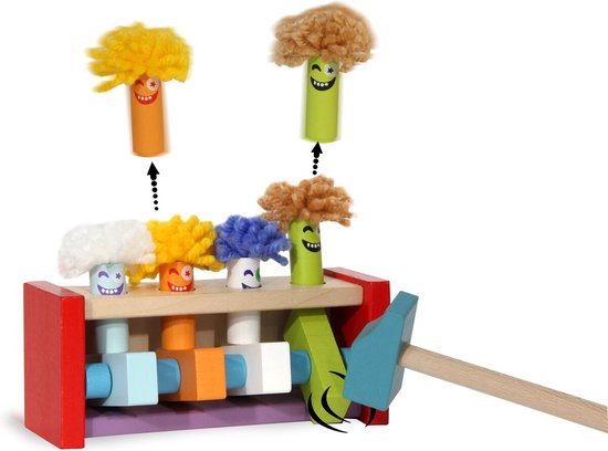 Jamara Houten Springende Clowns van Merkloos
