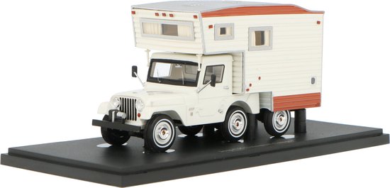 Jeep CJS Universal Camper AutoCult Modelauto 1:43 1969 09017 Schaalmodel van Jeep