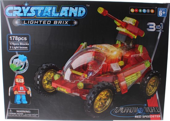 Johntoy Bouwpakket Crystaland 178-delig 99038 van Johntoy
