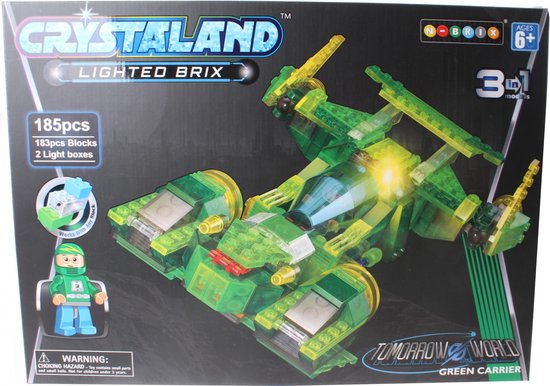Johntoy Bouwpakket Crystaland 185-delig 99035 van Johntoy