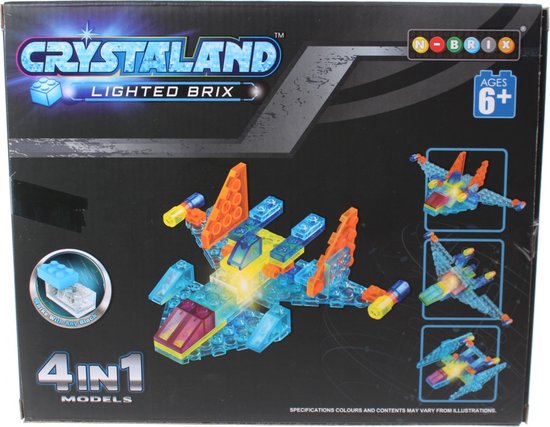 Johntoy Bouwpakket Crystaland 48-delig 99001 van Johntoy