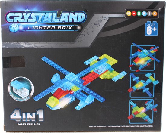 Johntoy Bouwpakket Crystaland 51-delig 99003 van Johntoy