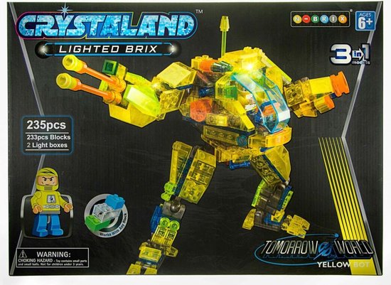 Johntoy Bouwpakket Crystaland Licht 235-delig 99035 van Johntoy