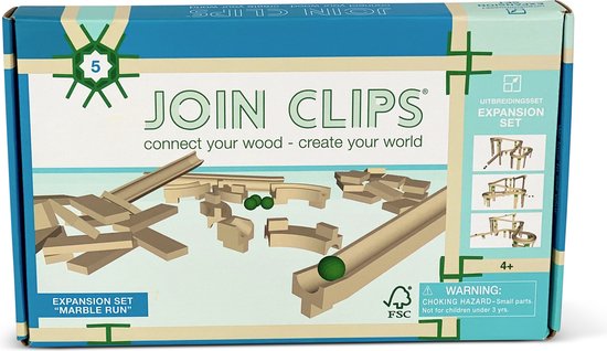 JOIN CLIPS EXPANSION SET MARBLE RUN van JOIN CLIPS