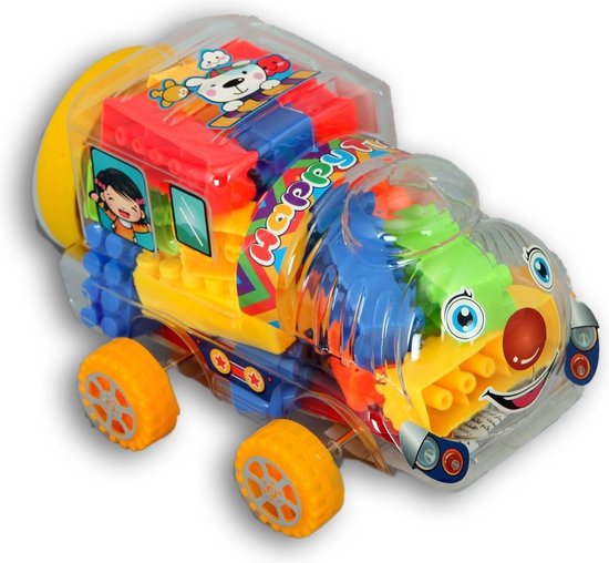 Jonotoys Blokken In Auto 21-stuks 16 Cm van Jonotoys