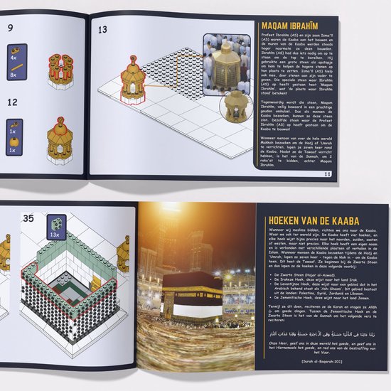 Kaaba Bouwset - 583 Blokjes - Bouwinstructies Met Verhalen Over De Islam - ALIFAAT van ALIFAAT
