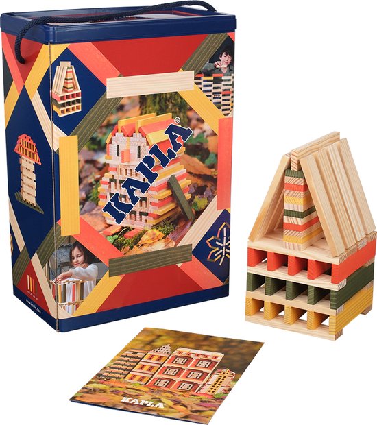 KAPLA - KAPLA Barrel - Constructiespeelgoed - HERFST DOOS - 200 Plankjes van KAPLA