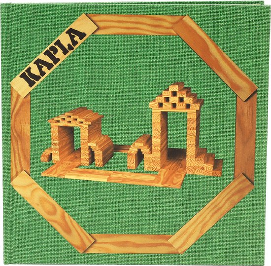 KAPLA - KAPLA Kleur - Constructiespeelgoed - Groen - Voorbeeldboek van KAPLA