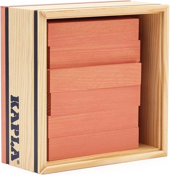 KAPLA - KAPLA Kleur - Constructiespeelgoed - Roze - 40 Plankjes van KAPLA