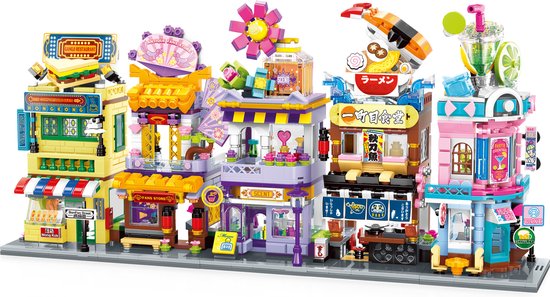 Keeppley City Corner Serie 3 – complete serie bestaande uit: K28001, K28002, K28003, K28004, K28005 van Keeppley