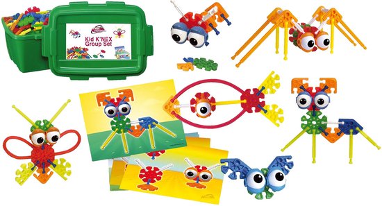 Kid K'NEX Groep Set in Opbergbox, 131dlg. van K'NEX