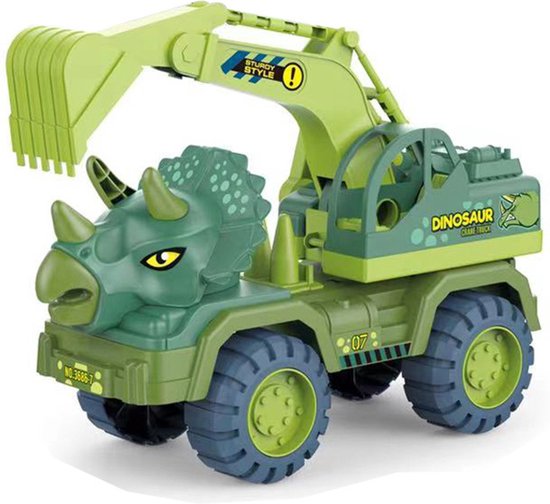 Kiddel XL Dinosaurus auto truck klauw graafmachine - Dinosaurus speelgoed kinderen - Kinderspeelgoed dino - Buitenspeelgoed zomer jongens meisjes 3 jaar 4 jaar cadeau van Kiddel