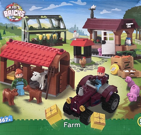 Kid’s bricks, farm van LEGO