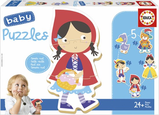 Kinderpuzzel Educa Folk Tales 5 Onderdelen van Merkloos