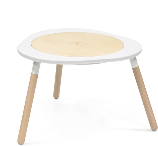 Kinderspeeltafel - Activiteitenbord - Spelen en leren - Groeit mee met kind - 87 x 82 x 49 cm - Wit van Merkloos