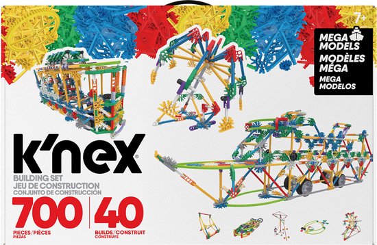 K'nex bouwset Mega Models 700 stuks - constructiespeelgoed STEM. van Merkloos