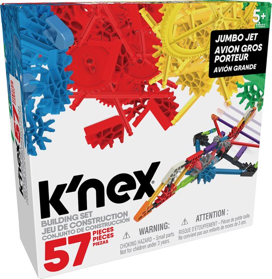 Knex Imagine Jumbo Jet Building Set 57-delig constructieset van K'NEX
