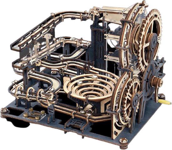 Knikkerbaan - Inclusief 10x Knikkers - Marble Run - DIY - 3D - Houten Modelbouw - LG501 - Modelbouwpakket van Robotime