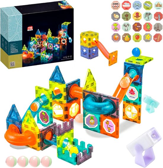 Knikkerbaan Magnetisch - Knikkerbaan - Magnetisch Speelgoed - Magnetic Toys van Playfun