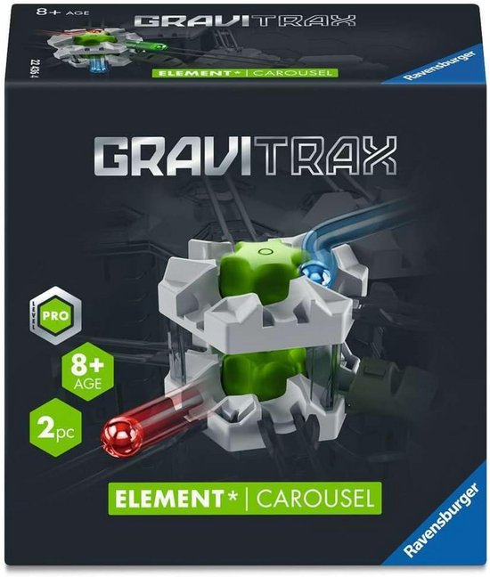 Knikkerbaan Uitbreiding Carousel Twee Niveaus - Interactief Bouwsysteem van Merkloos