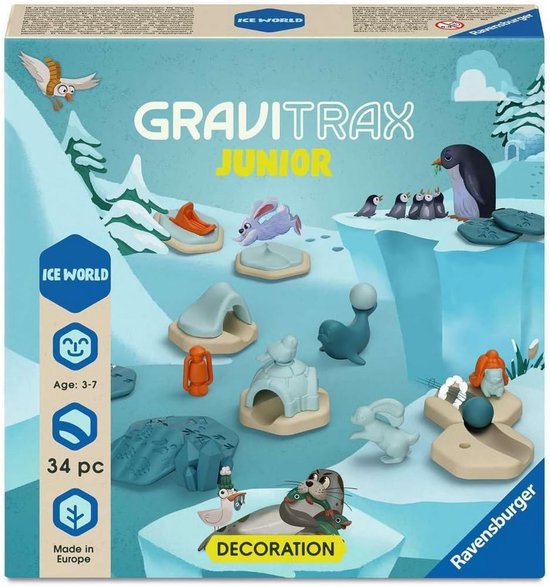 Knikkerbaan Uitbreiding IJswereld voor Kinderen vanaf 3 Jaar van Merkloos