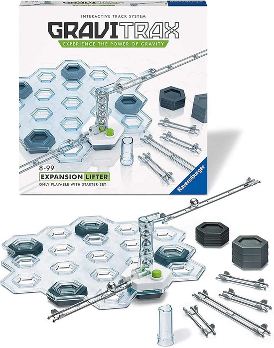 Knikkerbaan Uitbreiding met Lift - Extra Elementen voor Meer Actie van Merkloos