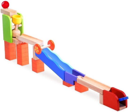 Knikkerbaan Wonderworld Throw & Roll 36x27 cm van Wonderworld