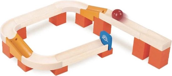 Knikkerbaan Wonderworld Tracks & Ball 32x27 cm van Wonderworld