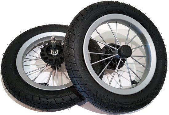 Koelstra Flexxo / Flexxo Twin / Flexxo Plus achterwielen - 2 stuks - met AS van Koelstra