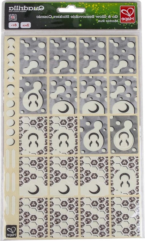 Kogelbaan Stickers - Lichtgevend Decor - Creatief Spelen - Fluorescerend Effect - 335 cm Hoog - Meerdere Kleuren van Merkloos