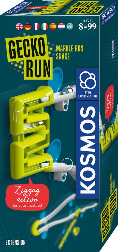 Kosmos Gecko Run Knikkerbaan Snake Uitbreiding van $