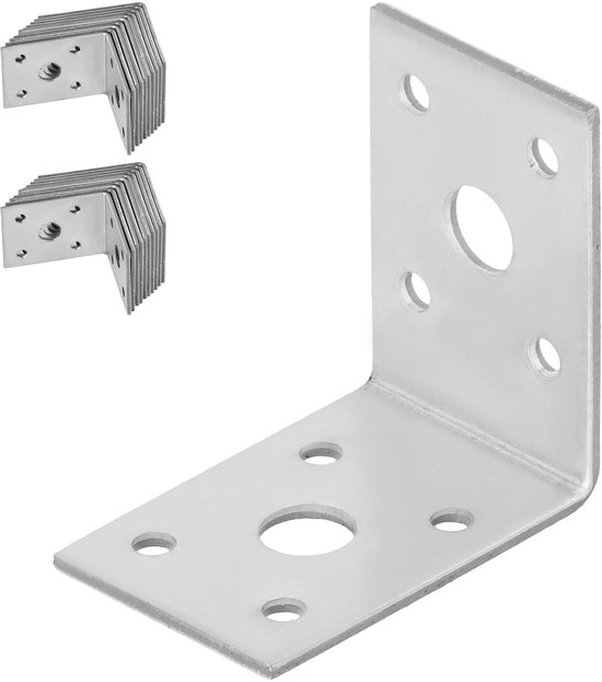 Kotarbau - Metalen Bouwelement - 50x50x35mm - Gegalvaniseerd - Set van 25 stuks van Merkloos