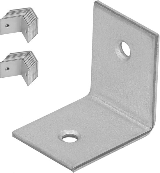Kotarbau - Stalen Konstruktie Hoek - Roestvrij - Verzinkt - 30x30x25mm van Merkloos