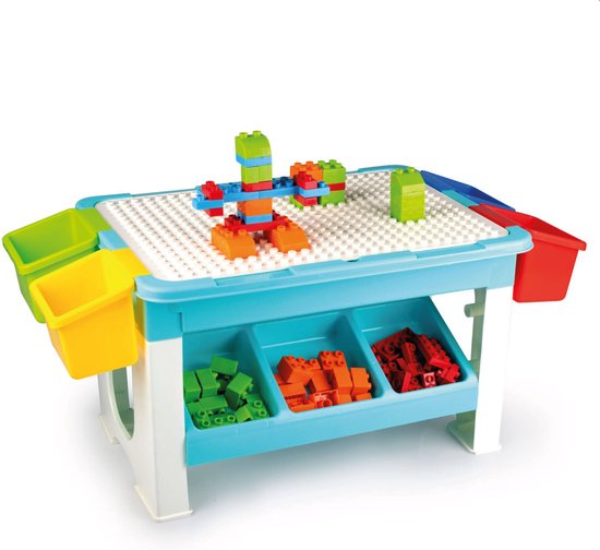 LBB - Duplo tafel - Speeltafel - Geschikt voor - Duplo - Voor - Kinderen - Jongens - Activiteiten - Tafel - Kleuter - Bouwplaat - Grondplaat - Plaat van Merkloos
