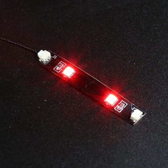 LED light strip V1005 Rood for LEGO sets 2 stuks van Merkloos